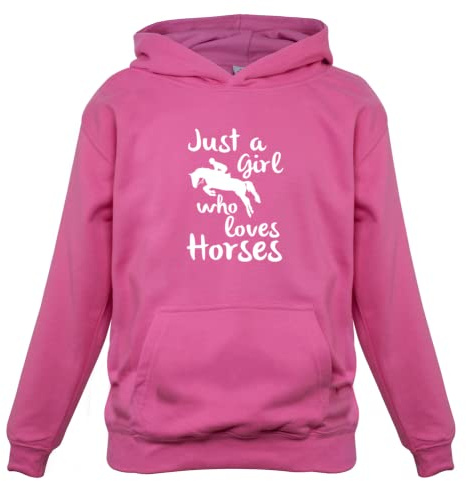 Dressdown I'm Just A Girl Who Loves Horses - Childrens/Kids Pullover Hoodie