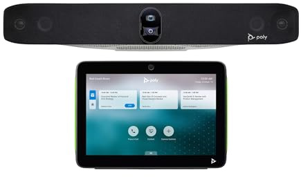 Poly Studio X70 y TC10 4K Sistema de Videoconferencia Todo en Uno, UE