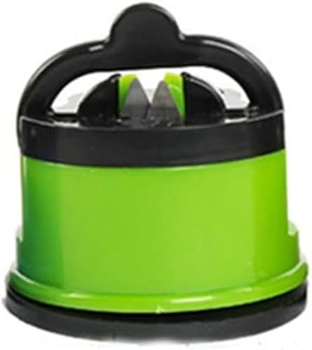 MAHWER Knife Sharpener Sharpening Tool Easy and Safe to Sharpens Kitchen Chef Knives Knives Sharpener Suction (Color : Vert)