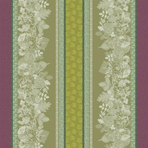 Garnier Thiebaut Tischdecke Mille Botanique Mousse, beschichtet (150 x 150 cm)