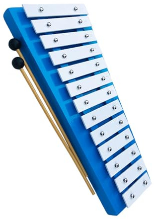 Blaue Basis, 13-Ton-Metallresonanz, Glockenspiel, Xylophon, Schlaginstrument Glockenspiel Set