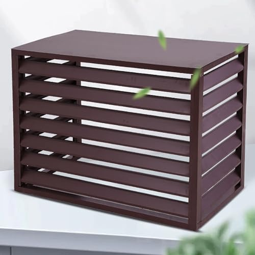 Abdeckung der Außenklimaanlage,Lamellengitter-Staubschutz,Außengerät der Klimaanlage mit Abdeckung，abdeckung klimaanlage ,air conditioning wind deflector, outdoor sonnenschutz abdeckung ,Geeignet für