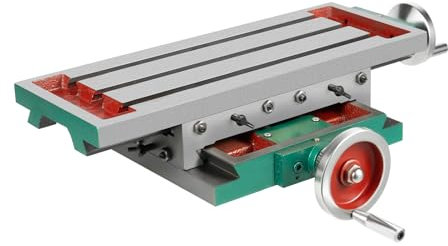 Milling Working Table 45×17cm Slide Milling Table Multifunction Worktable Cross Milling Machine for All Drill Stands Bench Drilling Milling Machine