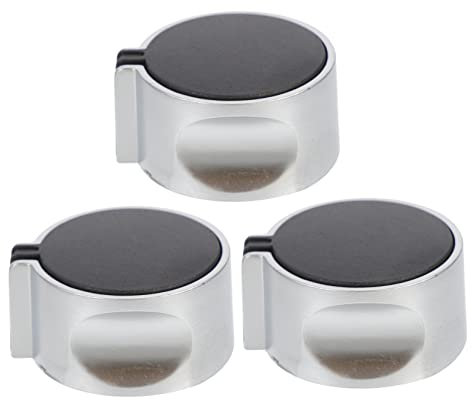 UKCOCO 3stücke Gasherd Knöpfe Aus Zinklegierung Ergonomische Steuerung Für Kochfelder Langlebige Ersatzteile Für Gasherde Einfache Handhabung Und Stilvolles Design