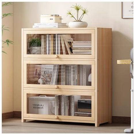 HBOOMOEM Vitrine，Sammlung Vitrine，Antiker Schrank Mit AcryltüR，Curio-Vitrine FüR Spielzeug，Praktische Aufbewahrung, Versiegelt Und Staubdicht, Geeignet FüR Schlafzimmer/Wohnzimmer.(80**101cm/31.5*39.8