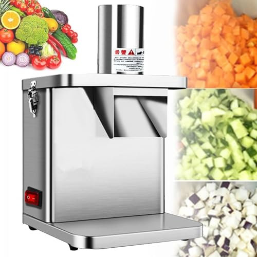QLXYYFC Dicer De Légumes Hachoir À Fruits 6/8/9/12/15mm Moules Dicer De Légumes Commercial 2 en 1 Dicer Alimentaire avec Dés/râpés