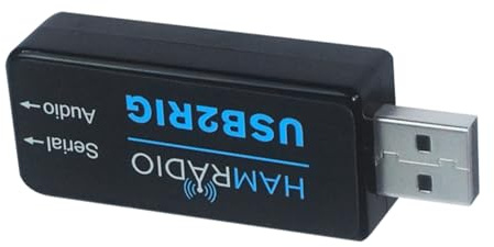 DIGI2RIG Carte son USB pour radio amateur son clair et auditif sur PC et ordinateur portable
