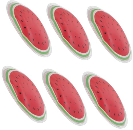 Gatuida Patch Occhi Refrigeranti Riutilizzabili in Pvc 6 Pezzi per Viso e Occhi, Impacco Freddo per Alleviare e Ridurre le Borse