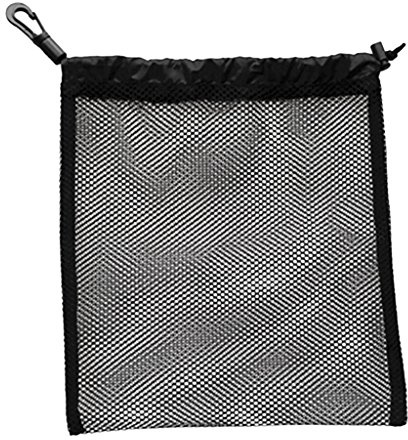 Unbekannt Sharplace Ballnetz Mesh Tragetasche mit Karabinerhaken für Tennisbälle Golfbälle Tischtennisbälle, 24 x 24 cm