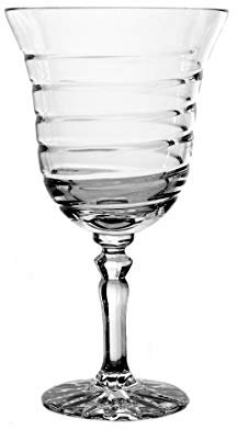 Weinglas Weinkelch geschliffen Kristallglas Klar 300 ml