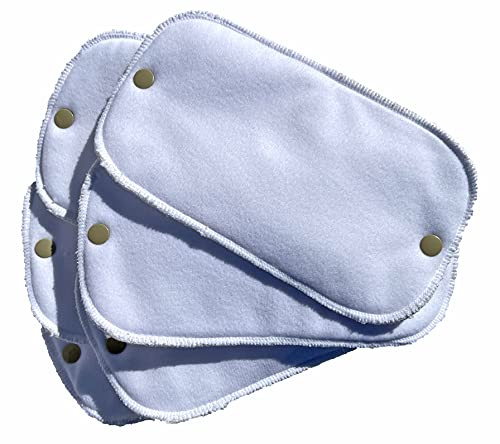 Glenndarcy Waschbare Popper Pads für Hundewindeln und Bauchbänder (Non - Waterproof Base, D - 6 Pack)