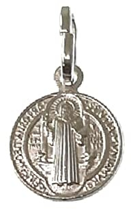 Inmaculada Romero IR San Benito-Medaille Silbergesetz 925m Unisex 10 mm. beidseitig