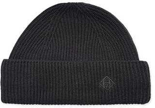 Honesty Rules Fishermen’s Beanie Unisex, Strickmütze aus 100% Bio-Baumwolle, Wintermütze für Damen und Herren, Logo Stickerei, weiche und warme Baumwollmütze im Streetwear Style