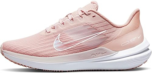 Nike Wmns Air Winflo 9, Sneaker Donna, Pink Oxford/White-Barely Rose, 40.5 EU
