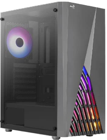 AeroCool Gehäuse Midi Delta-G v1 MicroATX/ATX/MiniITX, Black
