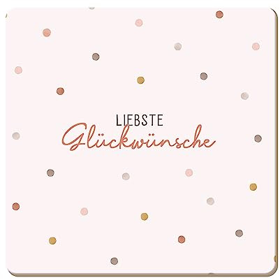 Grafik Werkstatt lustiger Untersetzer aus Kork | Glückwünsche, Bunt