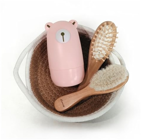 Baby Nagel Set, Baby Maniküre Set und Pediküre Set mit niedlichem Etui. Baby Nagelknipser und Bürstenset für Neugeborene, Säuglinge und Kleinkinder