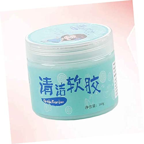 Tastaturreinigungsgel aus Pflanzengummi zum Staub Entfernen | Wiederverwendbar für Haushalt und Büro, Multifunktionales Reinigungstool, Himmelblaue Ausführung