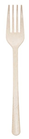 García de Pou - 10 Unidades - Tenedores 'Luxury' 20 Cm Marfil Fibra De Madera