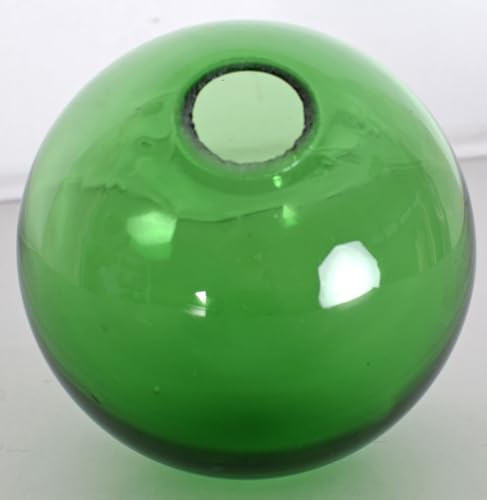 Palazzo - Boule décorative en verre de rechange - Style maison de campagne - Pour tige de rose - Vert - 10 cm