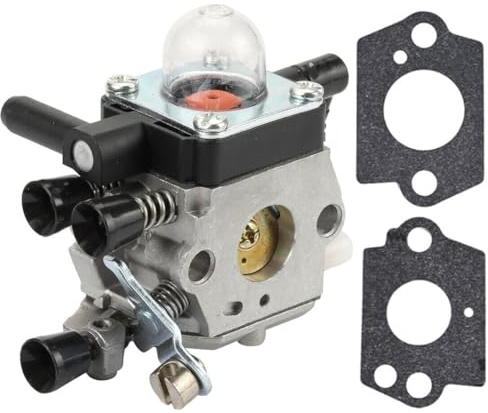 Husmax 4601-120-0600 Carburateur 46011200600 pour motoculteur Stihl MM55 MM55C MM-55 MM-55-C Remplace Zama Carb Part # C1Q-S202C C1Q-S202B C1Q-S202