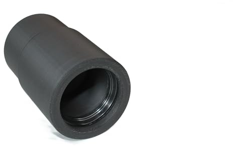 Adapter für Luft Absaugschlauch | Staubsaugerschlauch zum Aufschrauben - Werkstattabsaugung (DN40 mit HT Muffe, 36mm Schlauch Innen Durchmesser)