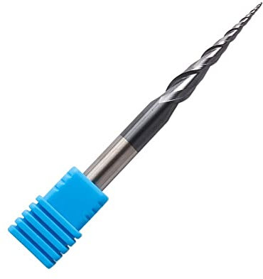 1 STÜCK Wolfram VHM Konische Kugelkopffräser Fräser CNC Taper HRC55 Schaftfräser for Holz Metall Fräser(R2X47XD8X85L)