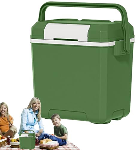 Kühlbox Thermobox Warmhaltebox Picknick Camping 7 Liter Isolierbox Bis Zu 48 Stunden Kühlung,Kühlkiste Für Unterwegs Mit Griff Ohne Strom Für Auto, Camping