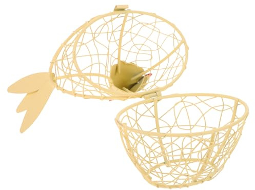 Cabilock Hühnchen Eierkorb aus Kreativer Eierhalter für Multifunktionale Eieraufbewahrung für Zuhause und Restaurant Platzsparendes Design