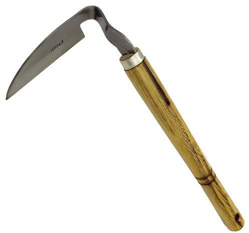 Generico Set di Attrezzi da Giardino - Acciaio al Carbonio | Falce Giapponese per | Falci Leggere A Doppia Lama, Sarchiatore per Bonsai, Attrezzi da Giardino, Versatile