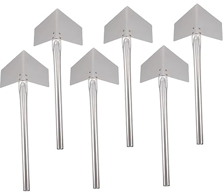 Operitacx 6 pezzi Spatole Angolari Acciaio Inox per Cartongesso Frattazzo Stuccatura Muro con Impugnatura Ergonomica Strumento Professionale per Intonaco e Finitura Interni Ed Esterni