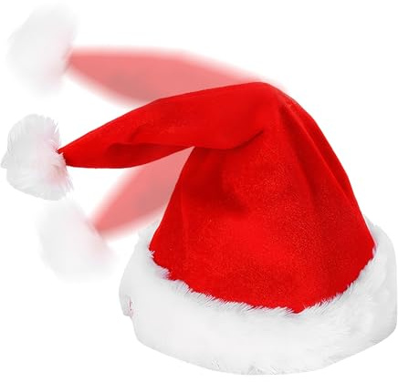 Singende und tanzende Weihnachtsmütze, Kopfbedeckung für Weihnachten, elektrisch, festlich, für Kinder, Veranstaltungsplaner, Familienfoto, Winterfeier, Cosplay-Enthusiasten, Inhaltskünstler