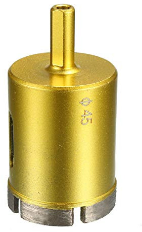 sourcing map 45mm Dry/Wet Diamond Core Drill Bit for Concrete Brick Block Stone Masonry