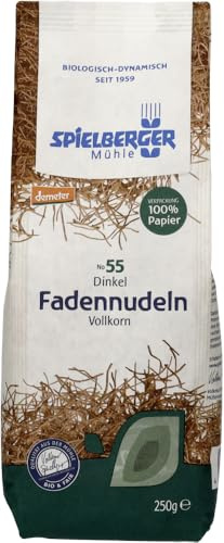 Spielberger Bio Dinkel-Vollkorn-Fadennudeln, demeter (6 x 250 gr)