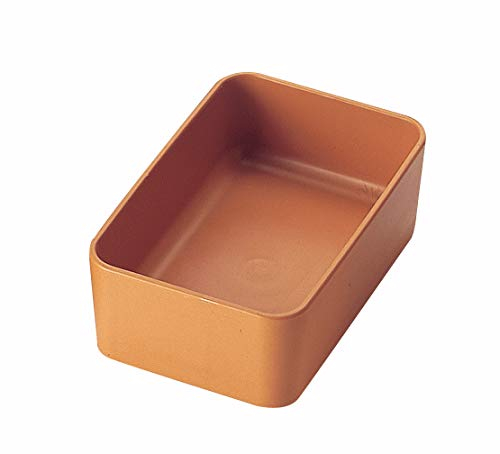 Futtertrog und -traenke fuer Kleintier und Tauben, 500ml, Kunststoff, rechteckig einfach, 10,5x16cm, 6cm hoch