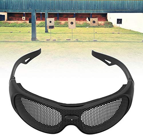 Lunettes de Protection de Jeu CS en Direct Lunettes de Sécurité Résistantes aux Chocs en Maille de Fer pour les Fans Militaires CS Jeu de Plein Air Lunettes de Jeu de Tir
