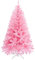 Árbol de Navidad Artificial 150cm 450 Ramas Color Rosa Pino de Navidad con Soporte de pie Metálico Fácil Montaje para Decoración Interior