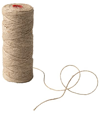 IPEA Corda in Juta Naturale spessa 1 mm per Decorazioni e Fai da Te,Made in Italy,100 m,Cordino Cordoncino in Juta per Artigianato,Arredamento,Creazioni,Bobina di Filo in Canapa Naturale,BSFILOJUTA1