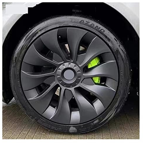 18-Zoll-Cyclone-Radkappe, kompatibel for Tesla Model 3, 2018, 2019, 2020, 2021, 2022 Radkappe Ersatz-Autoabdeckungszubehör (Color : 4Pcs Gun Gray)