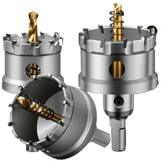 1 pieza Broca para sierra perforadora Aleación de carburo Cobalto Cortador de acero Acero inoxidable Corte de madera Hierro Broca con núcleo metálico Broca para metal, 25 mm