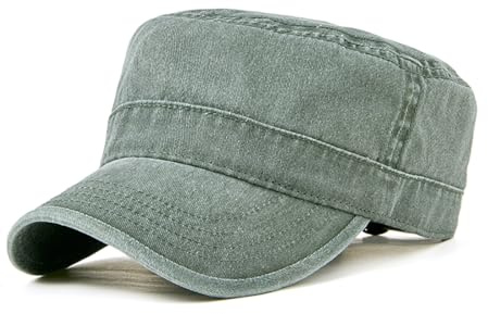 YAMEE Military Cap Unisex Denim,Army Cap Herren Klassische Vintage,Baseball Cap Damen Baumwolle,Militär Cap Herren Sonnenschutz,Basecap Verstellbare Für Männer Frauen