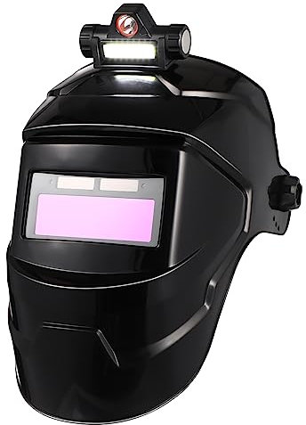 BELLIFFY Máscara Soldador Oscurecimiento Automático Máscara Soldador Montada En La Cabeza Casco Con Capucha Para Soldar Casco Soldadura Sombrerería Proteccion Páginas