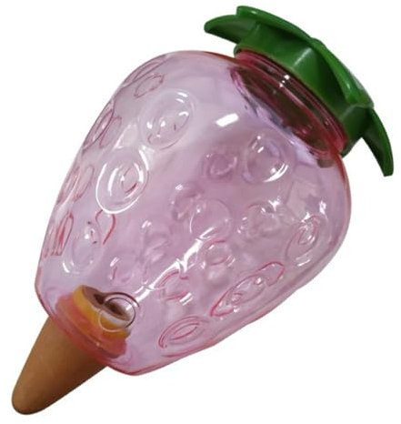 ORFOFE Globi Autoirriganti a Forma di Fragola Dispositivo di Irrigazione Automatico per Piante in Vaso 500ml in Plastico per Appassionati di Piante