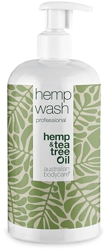 Gel de ducha de cáñamo 500 ml | Gel de ducha profesional con aceite de semilla de cáñamo de Australian Bodycare | Limpia, nutre y reduce la sequedad de la piel | Con ingredientes naturales para una