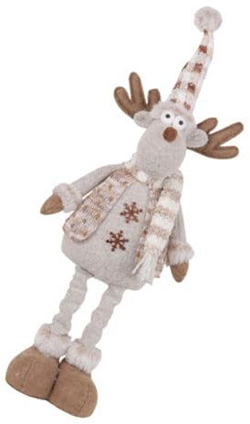 PRETYZOOM Plüschpuppe Für Weihnachtdeko Weihnachtsornament Für Tisch Schaufensterpuppe Schreibtischornament Puppendekoration Für Heimdekoration