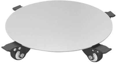RUVOO Base con Ruedas Carro For Plantas De Acero Inoxidable con Ruedas Y Soporte Móvil Apto For Interiores Y Exteriores Soporte con Ruedas(40cm)