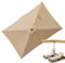Mixnexorad Toile De Remplacement Pour Parasol Extérieur | Toile De Remplacement Pour Parasol De Terrasse 2X | Toile Supérieure Imperméable Pour Parasol Déporté Jardin Plage Et Serres