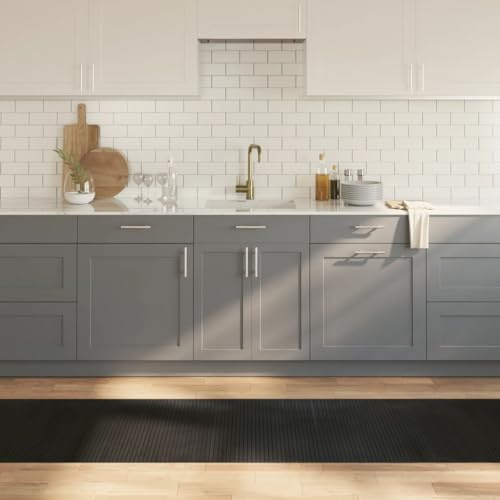 Tonture Bambus Teppich Rechteckig Schwarz 70x300 cm, strapazierfähig & langlebig, Rutschfester Bodenbelag für Wohnzimmer, Esszimmer, Schlafzimmer, Natur Deko, pflegeleichter Flur Vorleger
