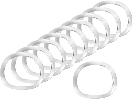 QUARKZMAN 20Pcs Rondelle Ressort Ondulée Rondelles Ondulées Joints (Argent)