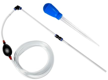 BESPORTBLE Set 1 Mini Aspira Escrementi per Acquario Sifone Pulizia Acqua Pesce Colore Casuale